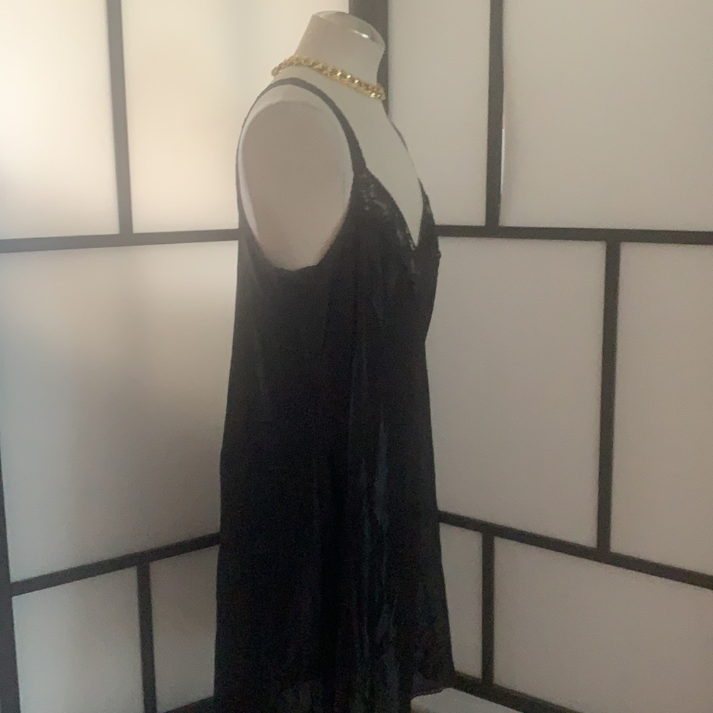 Vintage Women’s Black Slip Size 44 Plus Size I381 - Picture 3 of 9